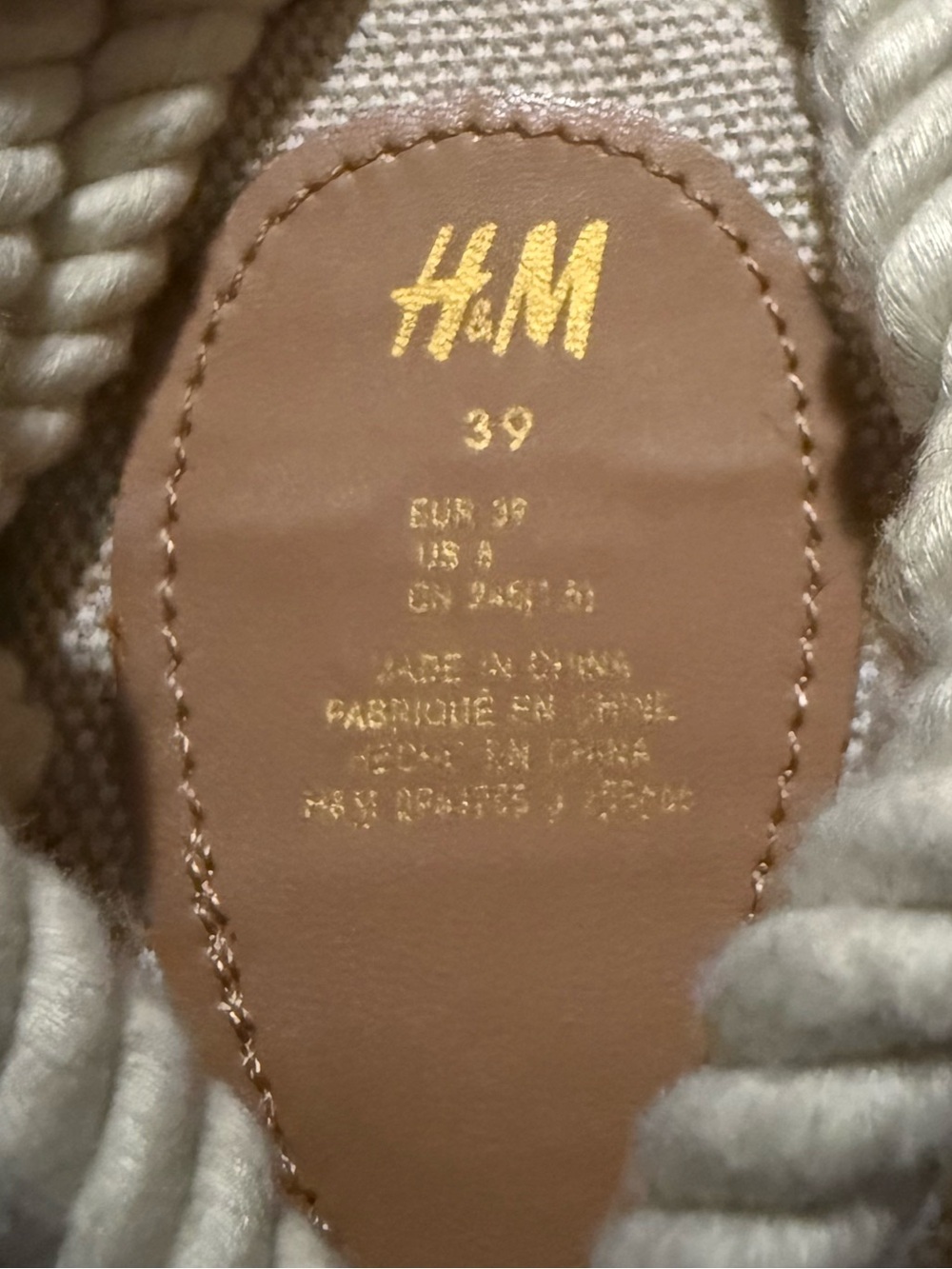 H&M Ivory Rope Gladiator Sandals - Women's - Picture 3 of 4